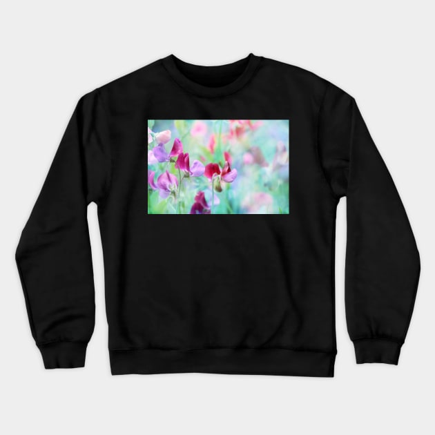 Sweet Pea Crewneck Sweatshirt by SharonJ